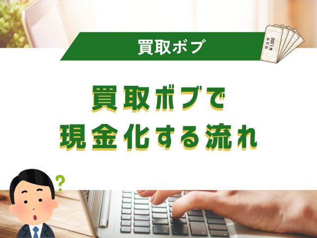 買取ボブで現金化する流れ