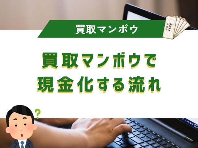 買取マンボウで現金化する流れ