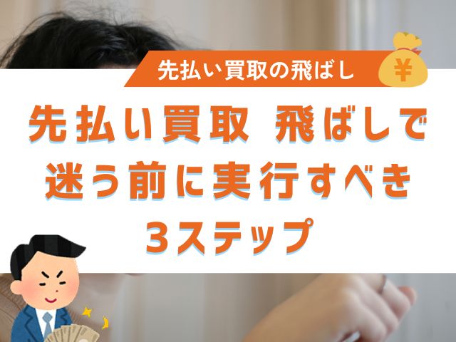 先払い買取 飛ばしで迷う前に実行すべき3ステップ